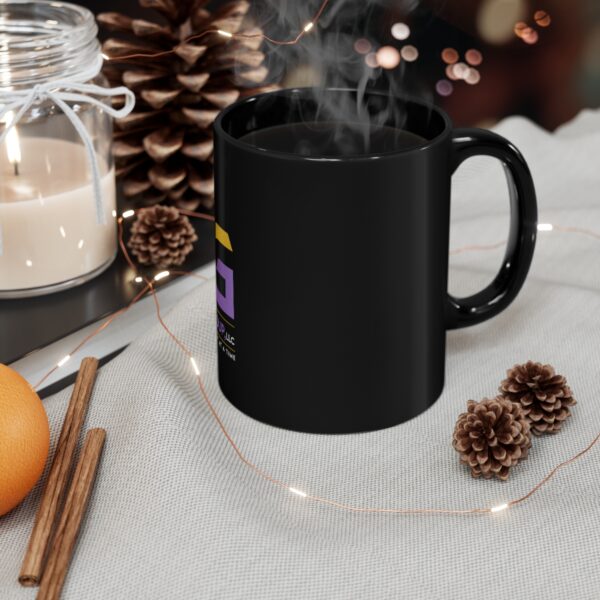 BRG 11oz Black Mug - Image 4