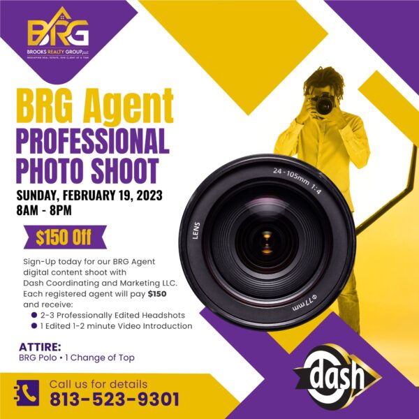 BRG Agent Professional Photo / Video Shoot